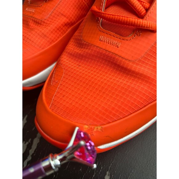 Nike Men Orange Air Force Max Basketball Shoes Size 12